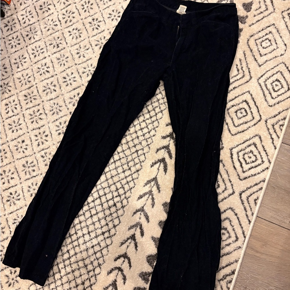 L.L. Bean Black Flare Pants